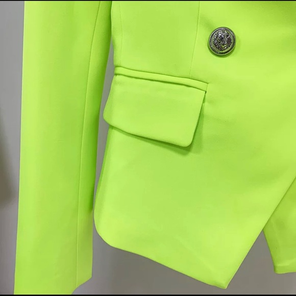 COPY - Neon yellow Blazer - Picture 4 of 5